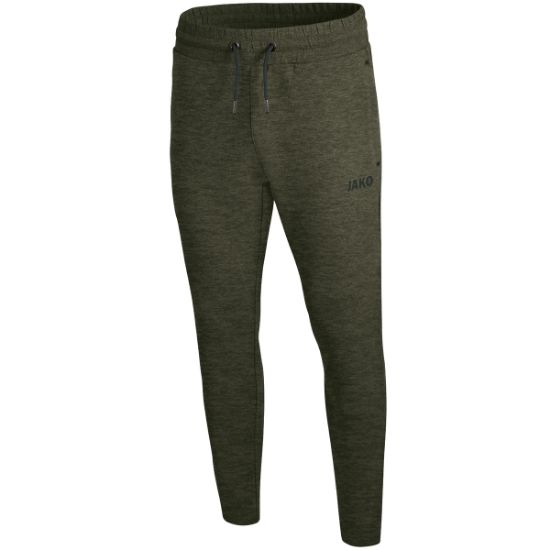 Afbeeldingen van Joggingbroek Premium Basics kaki gemeleerd